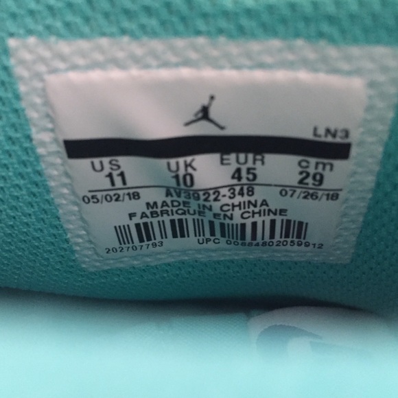 “Sold” Jordan Nike Legacy 312 Hyper Jade Mens - Picture 6 of 6